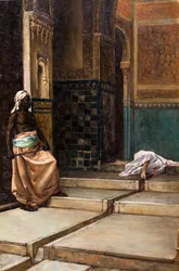 Avrättningsscenen vid Alhambra i Granada (detalj)