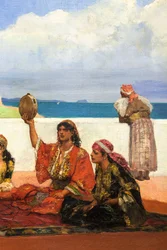 Scarf Dance (detalj), ca 1880 (olja på duk)