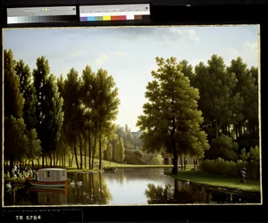 The Park At Mortefontaine (olja på duk)