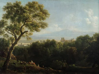 Utsikt över Frascati, 1820