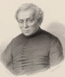 Porträtt av kompositören Louis Lambillotte 1797-1855.