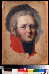 Porträtt av kejsar Alexander I (1777-1825)