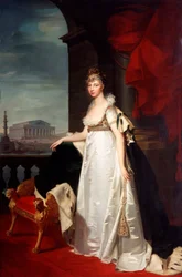 "Porträtt av kejsarinnan Elizabeth Alexeievna", 1805