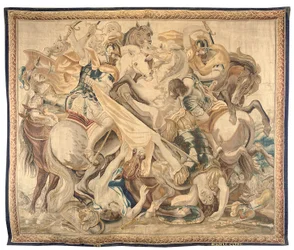 Brysseltapet från en uppsättning om sex, ca 1650 (ull & siden)