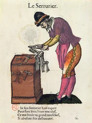 Låssmeden (färggravyr)