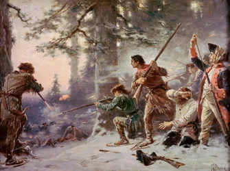 Slaget på snöskor 1757