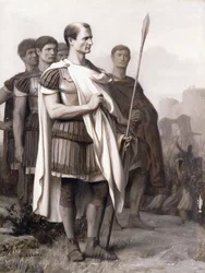 Julius Caesar och hans stav,