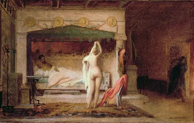 Kung Kandaules av Lydien, 1858