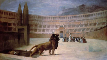 De kristna martyrernas sista bön. Målning av Jean-Leon Gerome (Jean Leon Gerome