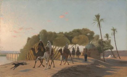 Lämnar oasen, 1880-talet.