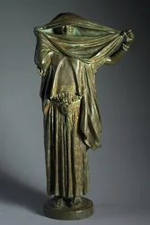 Kvinna med slöja, ca. 1891.