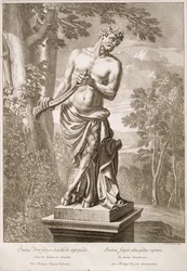 State of a Satyr av Philip de Buyster i Versailles, 1675