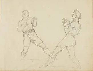 Två boxare i sparring
