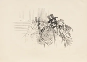 På börsen, c. 1900.