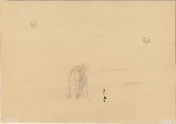 Figurer i ett landskap (verso)