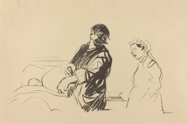 Sjukhusscen, ca. 19141919.