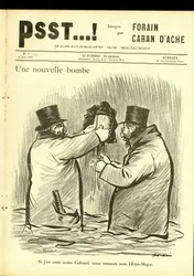 Illustration av Jean-Louis Forain (1852-1931) i Psst...!
