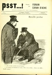 Illustration av Jean-Louis Forain (1852-1931) i Psst...!