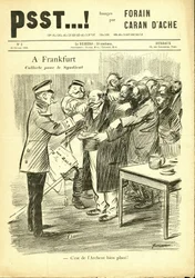 Illustration av Jean-Louis Forain (1852-1931) i Psst...!