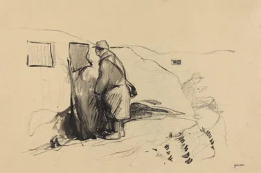 I skyttegravarna, ca. 19141919.