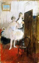 The Dressing Room, ca 1890 (pastell och gouache på papper)