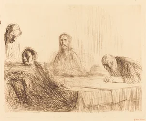 Nattvarden i Emmaus (andra tallriken)