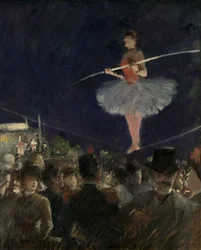 Tight-Rope Walker, ca 1885