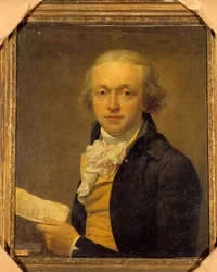 Porträtt av Joseph Delaunay (1746-1794), ledamot av nationalförsamlingen och konventet. Målning av Jean Louis Laneuville (1748-1826)
