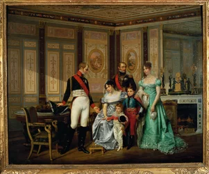 Kejsarinnan Josephine tar emot tsar Alexander på Malmaison