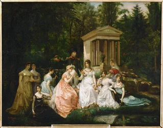 The Rose of Malmaison", ca 1867 (målning på duk)