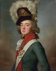 Porträtt av brigadgeneral Valerian Alexandrovich Zubov,