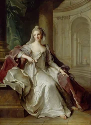 Madame Henriette de France som en vestalisk jungfru, ca 1749