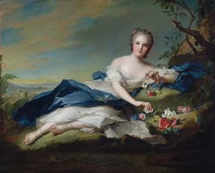 Porträtt av Henriette av Frankrike, ca 1742