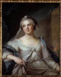 Porträtt av Madame Henriette av Frankrike (1727-1752), dotter till Ludvig XV, i vestalmålning av Jean Marc (Jean-Marc) Nattier (1685-1766)