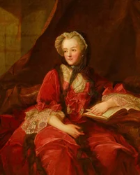 Porträtt av Marie Leszczyńska
