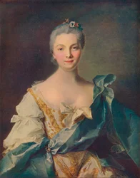 Porträtt av en ung kvinna, 1700-talet