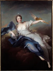 Porträtt av hertiginnan av Chateauroux i Aurora (Marie Anne de Mailly Nesle