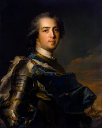 Porträtt av kungen Ludvig XV