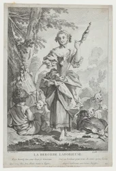 La Bergere Laborieuse, 1700-tal.