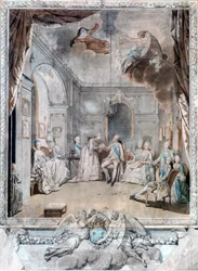 Mme Louise säger adjö till sin son, 1772