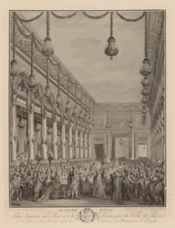 Den kungliga högtiden på Hôtel de Ville, 21 januari 1782.