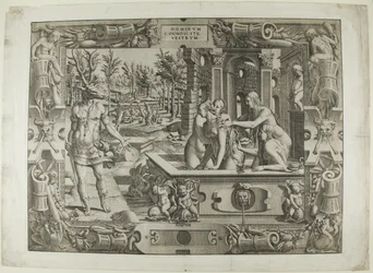 Diana och Actaeon (metamorfosen av Acteon)
