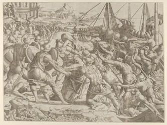 Bortförandet av Helen, 1535-55.