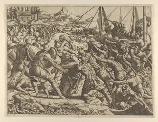 Bortförandet av Helen, 1535-55.