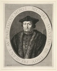 Augustin de Thou, president i Paris parlament från 1535 till 1544