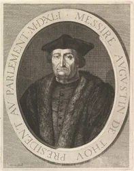 Augustin de Thou, talman i parlamentet.
