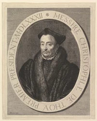 Christophe de Thou, förste talman i parlamentet.