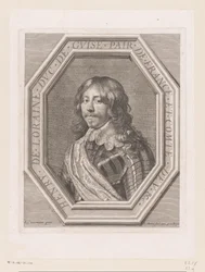 Porträtt av Henrik II de Lorraine, hertig av Guise