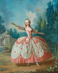 Porträtt av Barbara Campanini 1721-1799, känd som La Barbarina, 1721