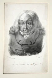 Porträtt av Talleyrand, 79 år gammal, pub.1835 (gravyr)